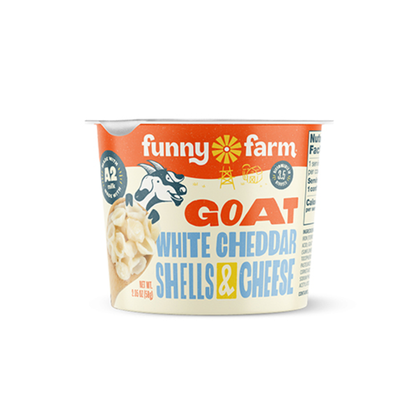 Funny Farm Goat Milk Ice Cream White Cheddar Macaroni & Goat Cheese Single Serve