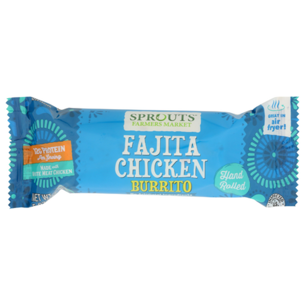 Sprouts Fajita Chicken Burrito