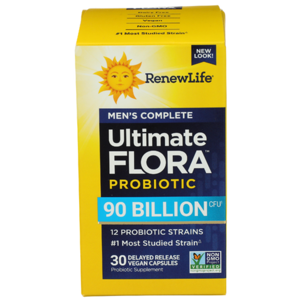 Renew Life Ultimate Flora Mens Complete 90 Billion CFU