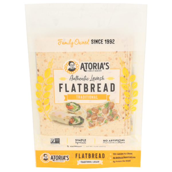 Atoria's Family Bakery Traditional Lavash Flatbread