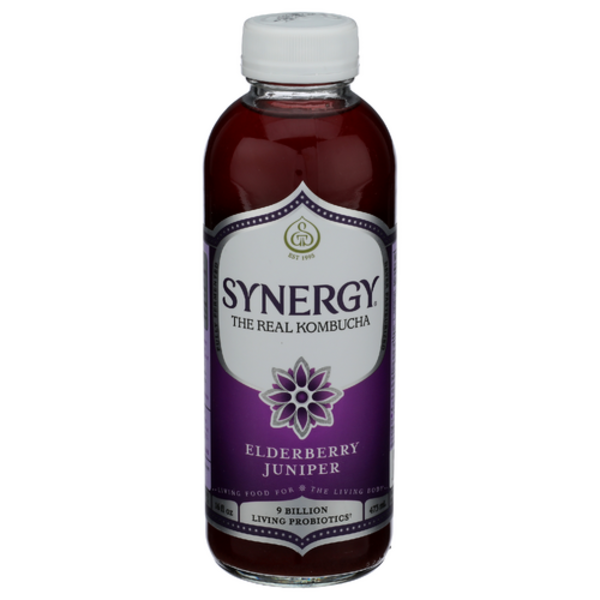 Gt's Living Foods Synergy Elderberry Juniper Kombucha