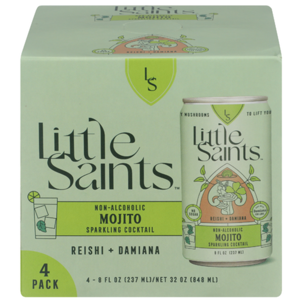 Little Saints Mojito Non-Alcoholic Sparkling Cocktail 4 Pack