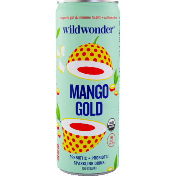 Wild Wonder Mango Gold Prebiotic + Probiotic Drink