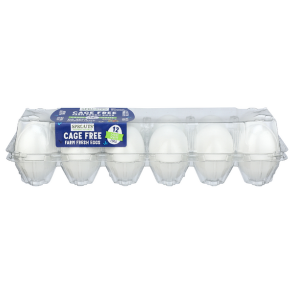 Sprouts Cage Free Large Grade AA White Eggs