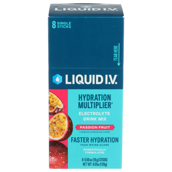 Liquid I.V. Passion Fruit Hydration Multiplier 8 Pack Case