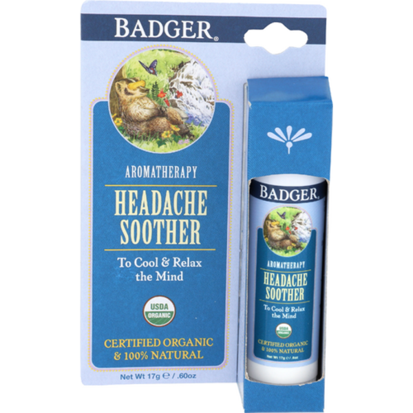 Badger Balm Organic Headache Soother Stick