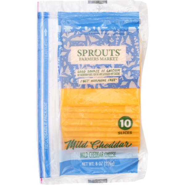 Sprouts Sliced Mild Cheddar Cheese