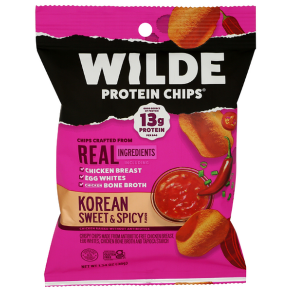 Wilde Korean Sweet & Spicy Chicken Breast Protein Chips