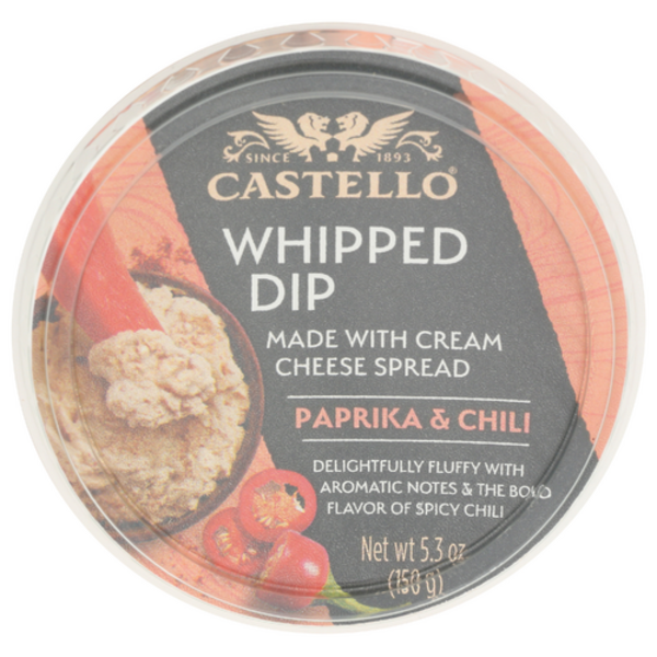 Castello Paprika & Chili Whipped Dip With Cream Cheese Spread