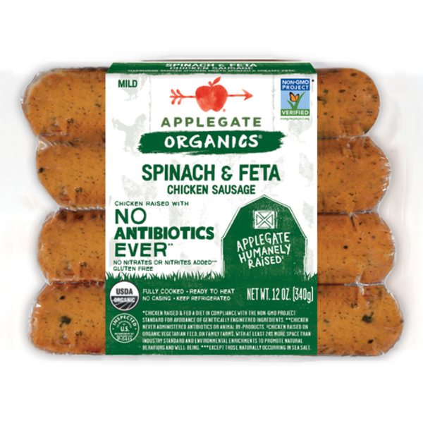Applegate Organic Spinach & Feta Chicken Sausage