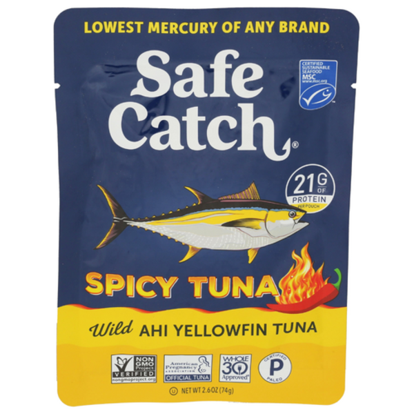Safe Catch Spicy Wild Ahi Yellowfin Tuna Pouch