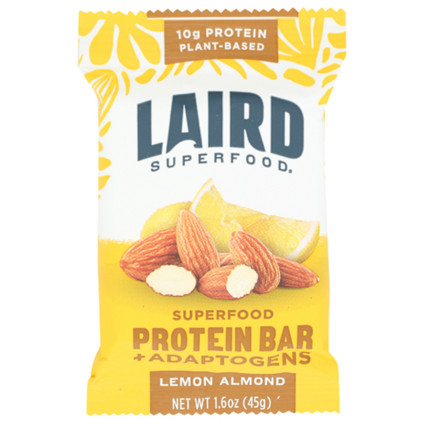 Laird Superfood Lemon Almond Plant-Based Protein Bar