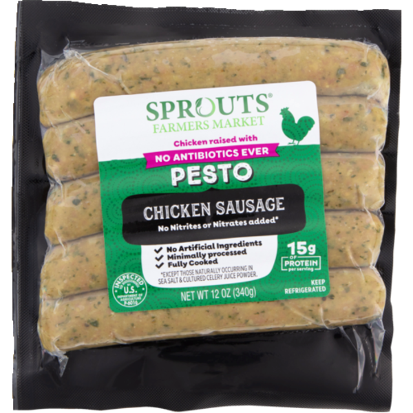 Sprouts Pesto Chicken Sausage Links