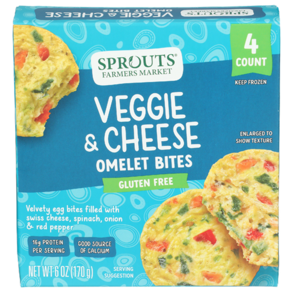 Sprouts Veggie & Cheese Omelet Bites