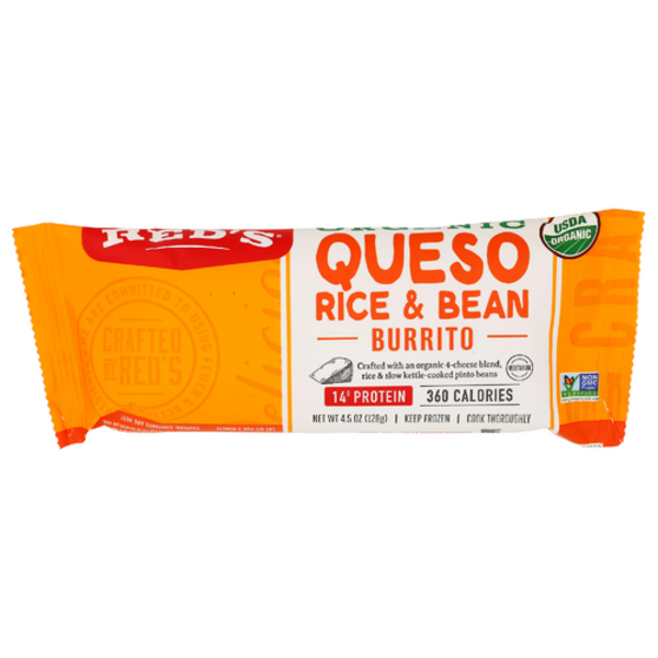 Red's All Natural Organic Four Cheese Burrito