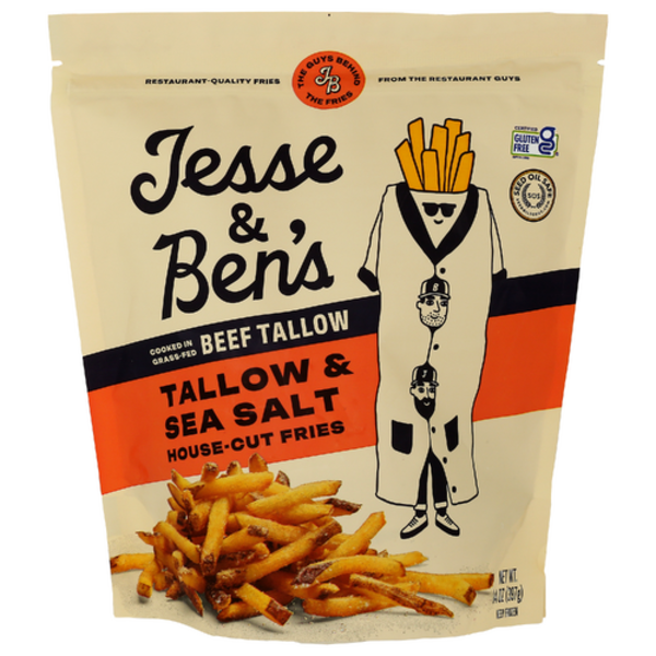 Jesse & Ben's Tallow & Sea Salt House-Cut Fries
