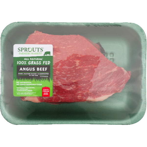 Sprouts 100% Angus Grass-Fed Boneless Bottom Round Steak