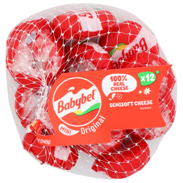 Babybel Original Semisoft Mini Cheese 12 Count