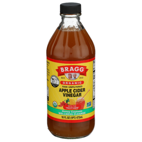 Bragg Organic Honey Cayenne Apple Cider Vinegar