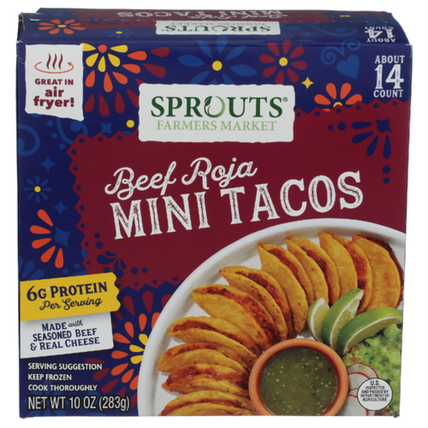 Sprouts Beef Roja Mini Tacos