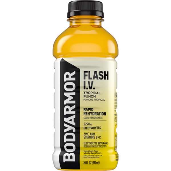 Body Armor Tropical Punch Flavored Flash I.V. Electrolyte Beverage