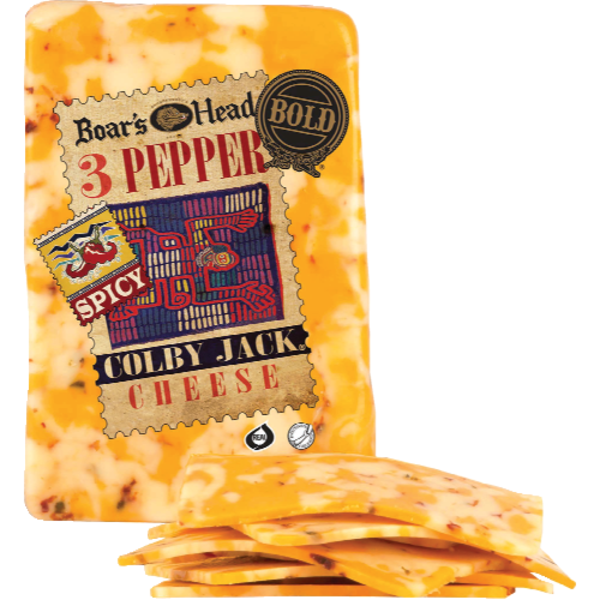 Boar's Head Brand 3 Pepper Colby Jack Cheese