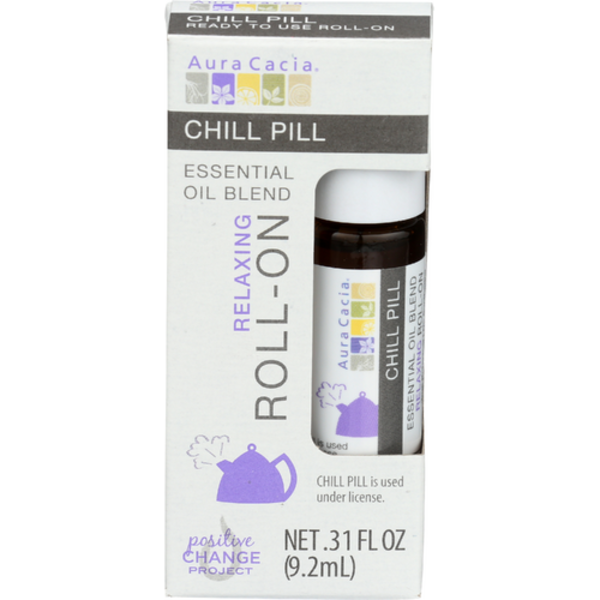 Aura Cacia Roll On Chill Pill Essential Oil Blend