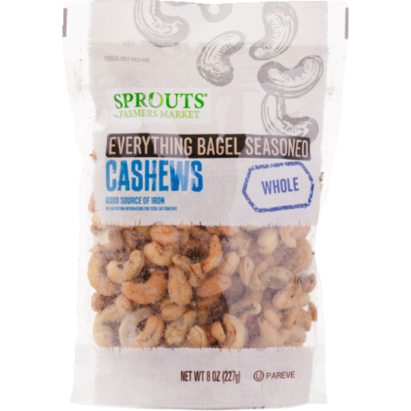 Sprouts Everything Bagel Seasoned Cashews