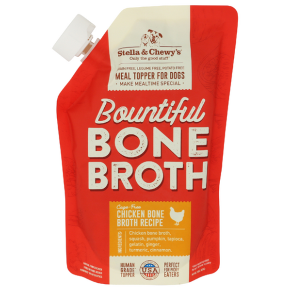 Stella And Chewys Cage-Free Chicken Bountiful Bone Broth Meal Topper For Dogs
