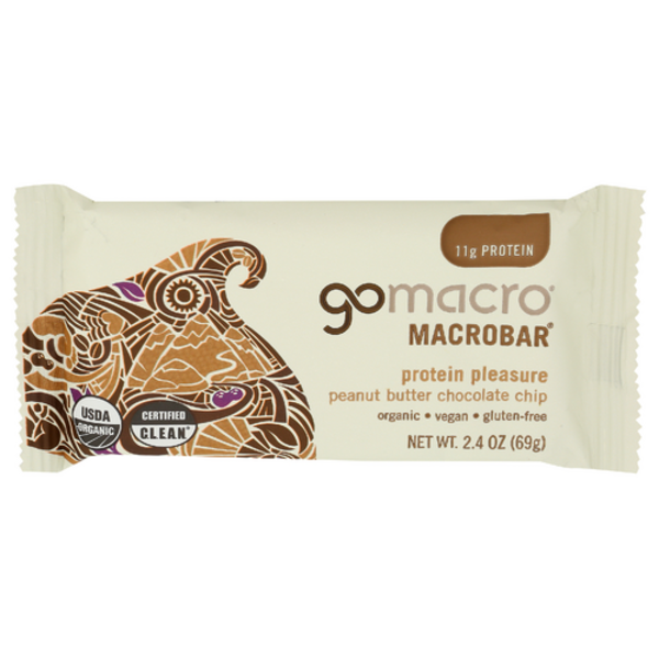 Gomacro Organic Peanut Butter Chocolate Chip Bar