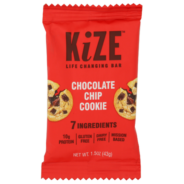 Kize Chocolate Chip Cookie Life Changing Bar