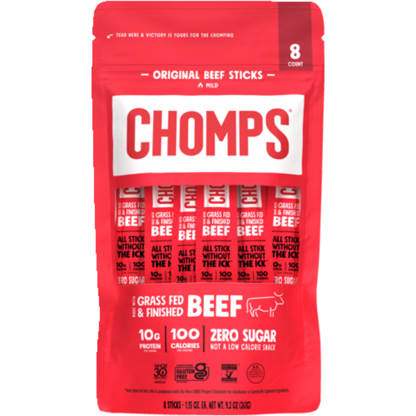 Chomps Original Beef Stick 8 Pack