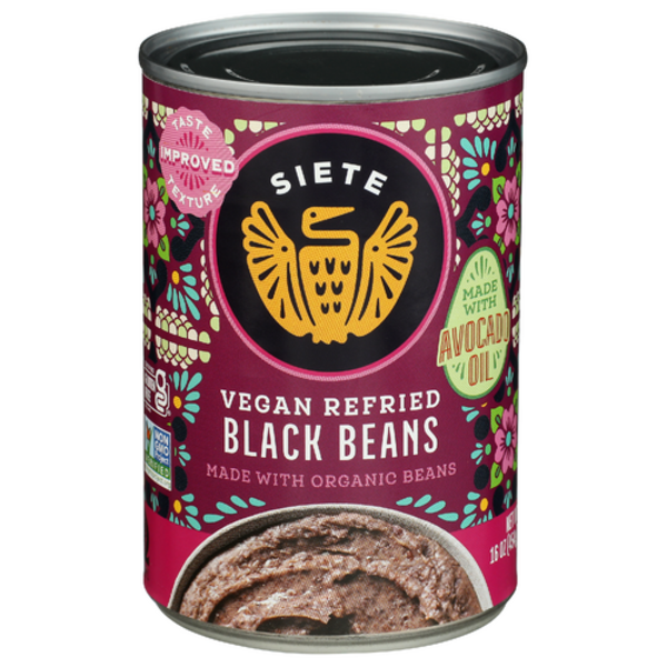 Siete Vegan Refried Black Beans