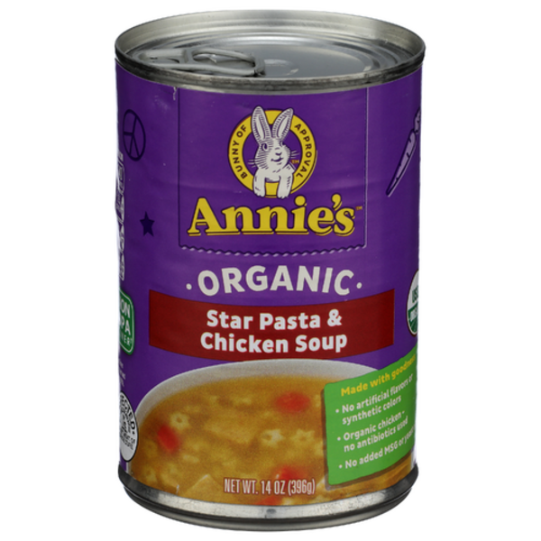 Annie's Homegrown Organic Star Pasta & Chicken Soup