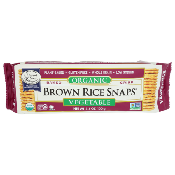 Edward & Sons Veggie Brown Rice Snaps