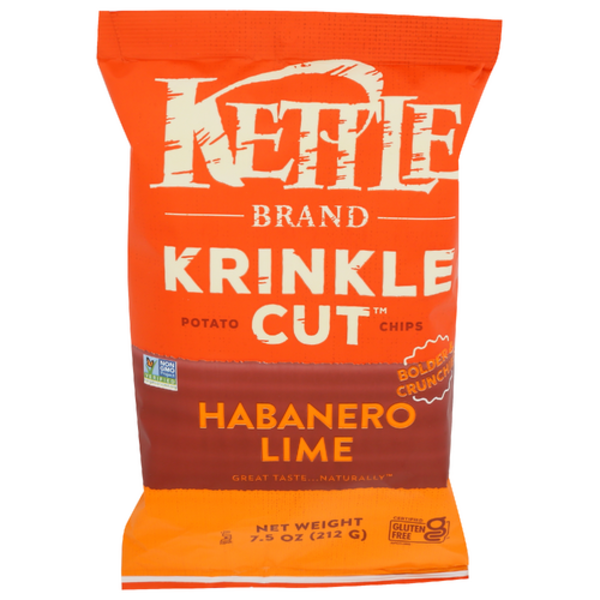 Kettle Habanero Lime Krinkle Cut Potato Chips