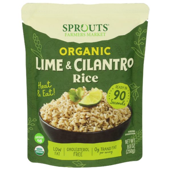 Sprouts Organic Cilantro Lime Rice Heat & Eat