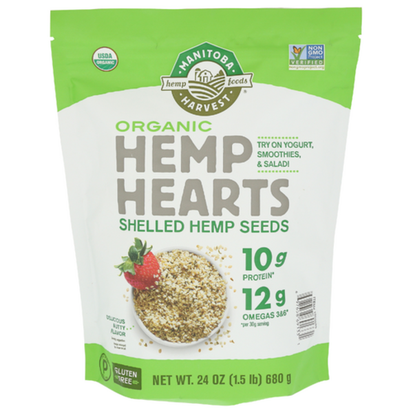 Manitoba Harvest Organic Hemp Hearts Shelled Hemp Seeds