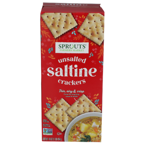 Sprouts Unsalted Saltine Crackers