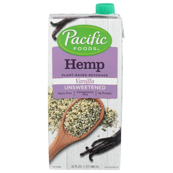 Pacific Foods Vanilla Unsweetened Hemp Beverage