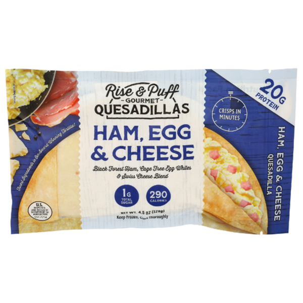 Rise N Puff Ham, Egg & Cheese Quesadilla