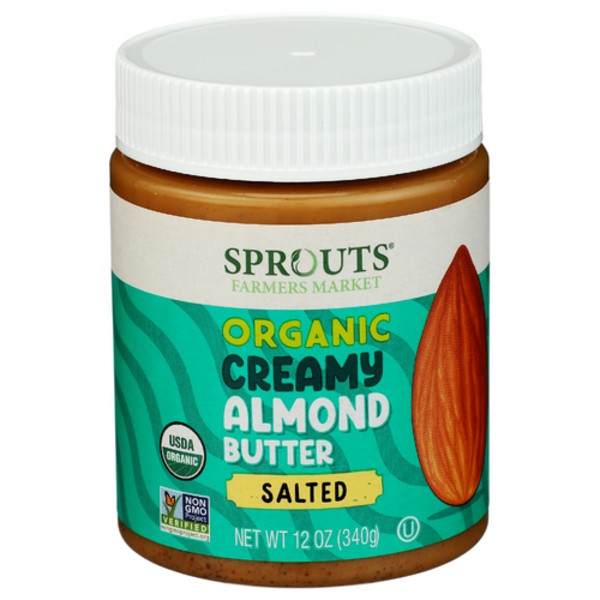 Sprouts Organic Creamy Salted Almond Butter