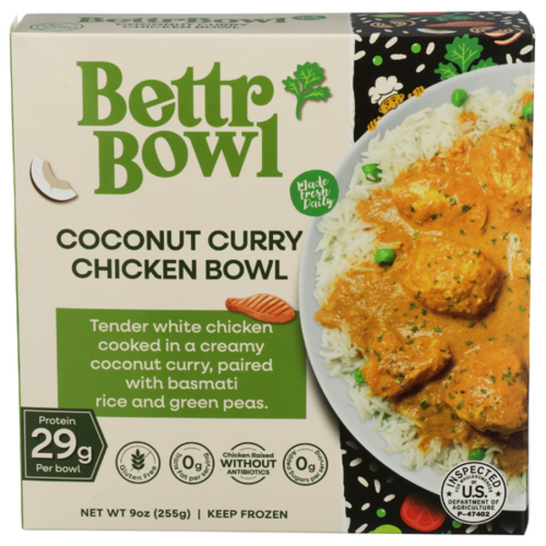 Bettr Bowl Coconut Curry Chicken Bowl