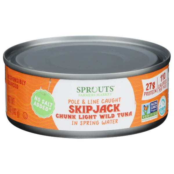 Sprouts Wild Caught Skipjack Light Tuna Can