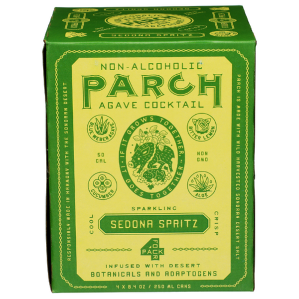 Parch Spirits Sedoa Spritz Non-Alcoholic Agave Cocktail 4 Pack Cans