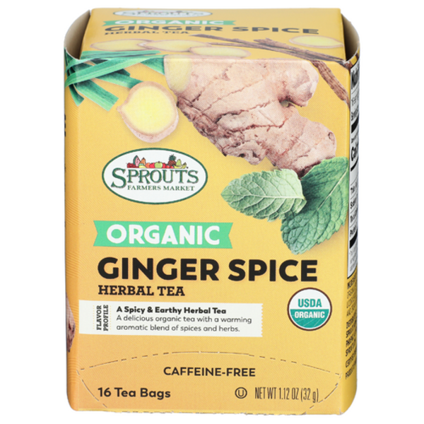 Sprouts Organic Ginger Spice Herbal Tea