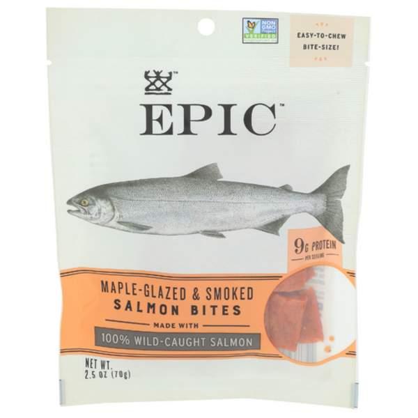 Epic Maple Glazed & Smoked Salmon Bites