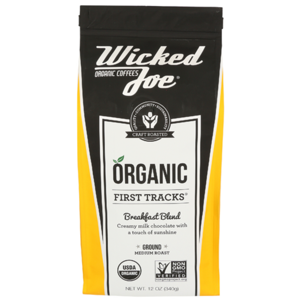 Wicked Joe Organic Breakfast Blend Ground Coffee