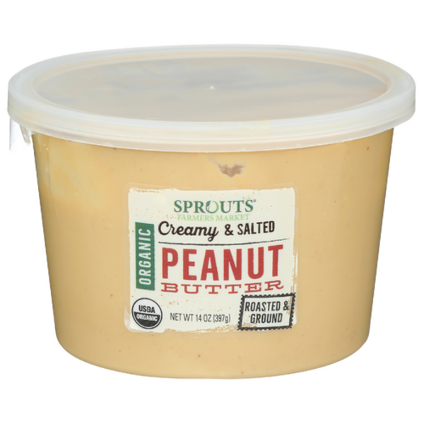 Sprouts Organic Creamy & Salted Peanut Butter