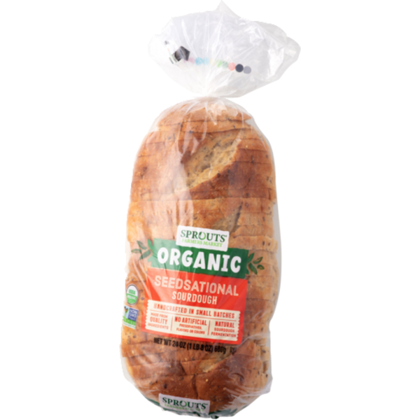 Sprouts Organic Seedsational Sourdough Bread